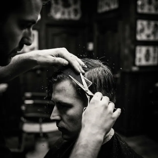 Barber work at Betty B. Amsterdam
